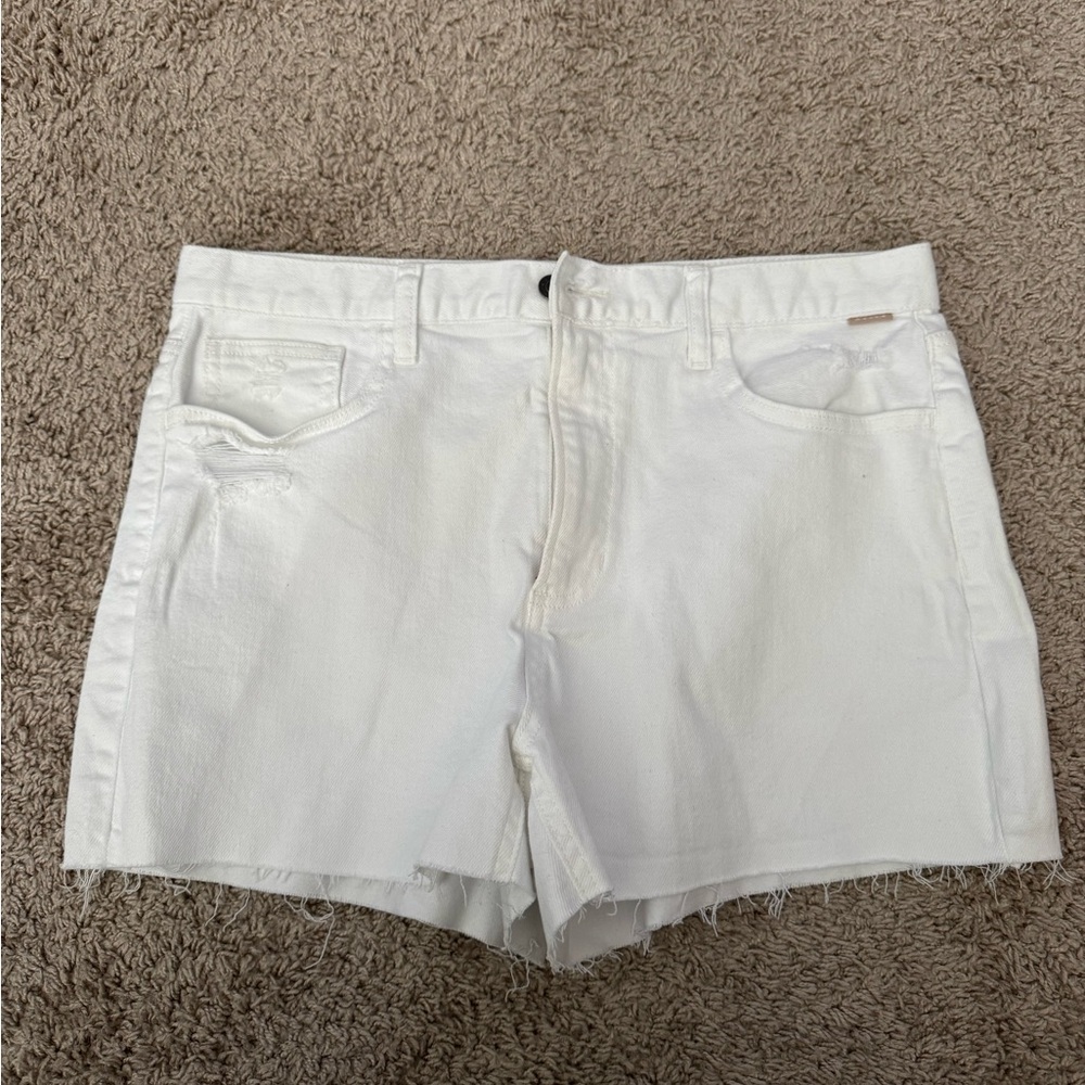 White Denim Women's Shorts